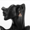 3pcs/set Jewelry Sets CZ Zircon Rainbow Pendant Necklace Hoop Earrings Cute Charms Jewelry For Women Gift