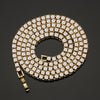 4MM Iced Out tennis Bracelet Necklace Men Tennis Chain Hip-Hop Jewelry Women 16/18/20/24/30inch Choker Chain Gift