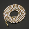 4MM Iced Out tennis Bracelet Necklace Men Tennis Chain Hip-Hop Jewelry Women 16/18/20/24/30inch Choker Chain Gift