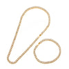 4MM Iced Out tennis Bracelet Necklace Men Tennis Chain Hip-Hop Jewelry Women 16/18/20/24/30inch Choker Chain Gift