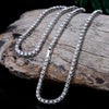 4MM Iced Out tennis Bracelet Necklace Men Tennis Chain Hip-Hop Jewelry Women 16/18/20/24/30inch Choker Chain Gift