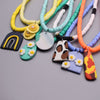 6mm Polymer Clay Necklace Beach Soft Pottery Choker Clay Pendants Necklace Colorful Collar Handmade Femme Jewelry Gifts