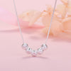 925 Stamped Silver 18K Gold Color beautiful lucky beads Chain Necklace For Women Man fine Wedding Party Jewelry gift