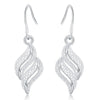 925 Sterling Silver charms Flowers leaf Earrings for Women party wedding Jewelry Christmas Gifts vintage earrings