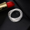 925 Sterling Silver fine Nine Circles Ring For Women Folk-Custom Wedding Party Gifts classic streetwear Jewelry