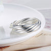 925 Sterling Silver fine Nine Circles Ring For Women Folk-Custom Wedding Party Gifts classic streetwear Jewelry