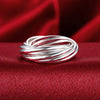 925 Sterling Silver fine Nine Circles Ring For Women Folk-Custom Wedding Party Gifts classic streetwear Jewelry