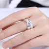 925 Sterling Silver fine Nine Circles Ring For Women Folk-Custom Wedding Party Gifts classic streetwear Jewelry
