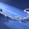 925 Sterling Silver original designer Deer Zircon crystal Bracelet for Women Party Wedding Jewelry Christmas Gifts