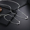 925 sterling Silver Heart bracelets neckalce for women Party wedding accessories designer jewelry sets Couple gifts