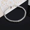 925 sterling silver fine 4MM Round lattice Bracelet for woman Street Wedding party Holiday gift streetwear jewelry