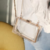 Acrylic Transparent Women Clutch Bag Chain  Brand Women Messenger Bag Evening Bag Handbag Chain Shoulder Bag