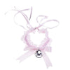 Adjustable Lace Choker with Bell Sweet Cute Gothic Choker Necklaces Collar for Women Girls Detachable Cosplay Party Jewelry