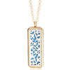 Aromatherapy Jewelry Rectangular Stainless Steel Magnetic Diffuser Necklace Perfume Locket Pendant Essential Oil Necklace