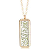 Aromatherapy Jewelry Rectangular Stainless Steel Magnetic Diffuser Necklace Perfume Locket Pendant Essential Oil Necklace