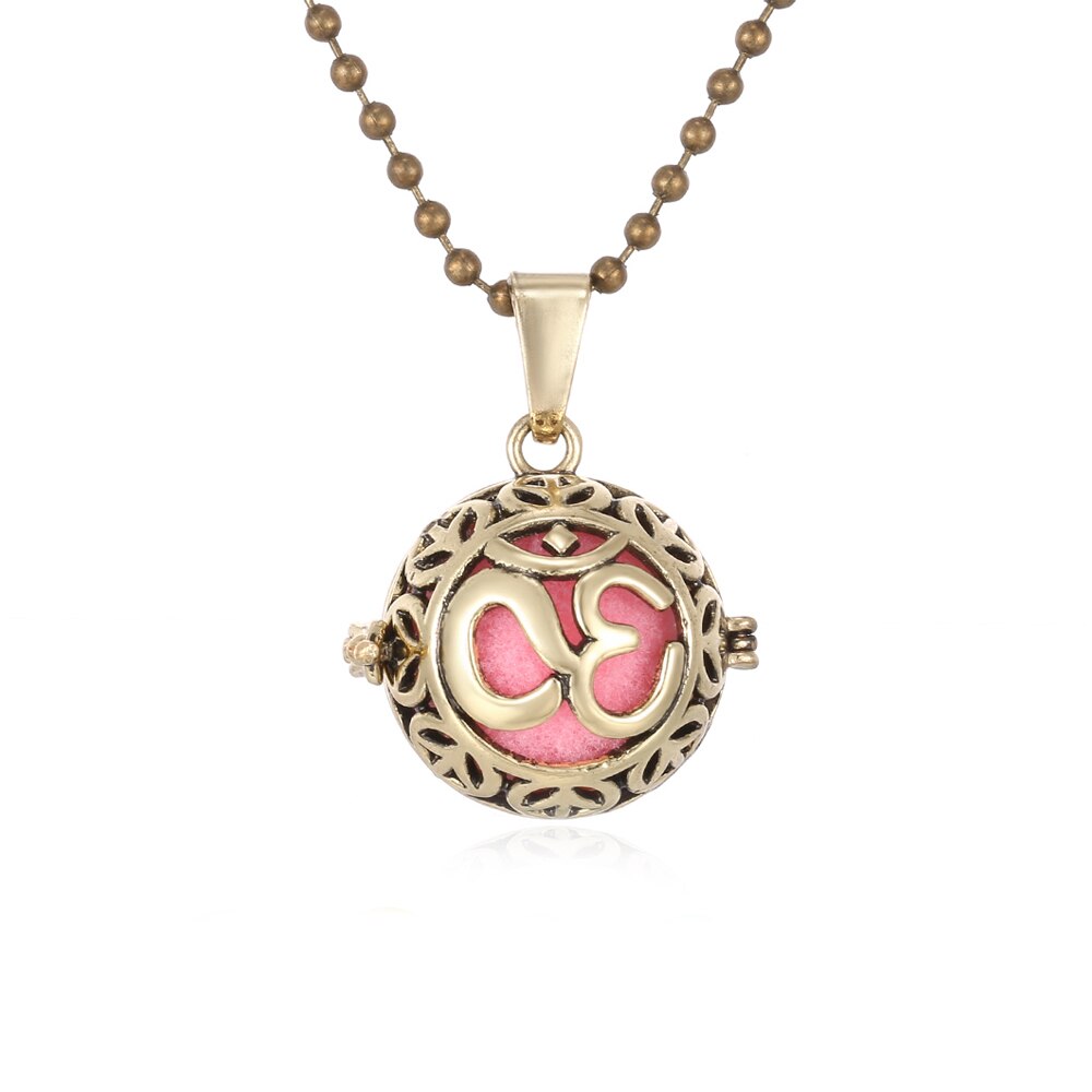 Aromatherapy Necklace Diffuser Pendant Vintage Open Lockets Perfume Aroma Diffuser Essential Oils Diffuser Pendant Necklace