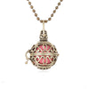 Aromatherapy Necklace Diffuser Pendant Vintage Open Lockets Perfume Aroma Diffuser Essential Oils Diffuser Pendant Necklace
