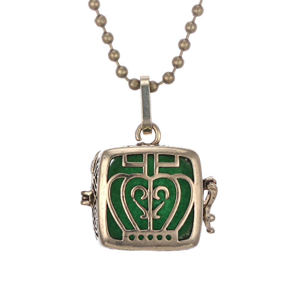 Aromatherapy Necklace Diffuser Pendant Vintage Open Lockets Perfume Aroma Diffuser Essential Oils Diffuser Pendant Necklace