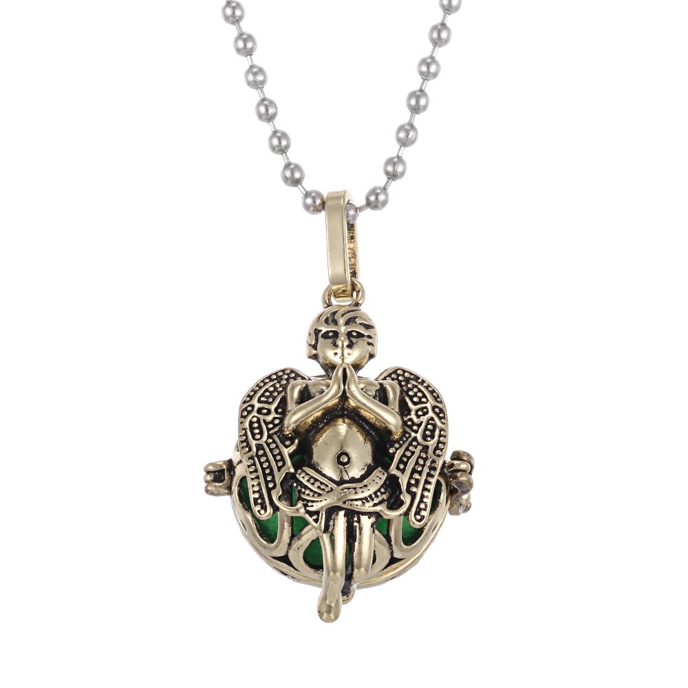 Aromatherapy Necklace Diffuser Pendant Vintage Open Lockets Perfume Aroma Diffuser Essential Oils Diffuser Pendant Necklace