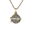 Aromatherapy Necklace Diffuser Pendant Vintage Open Lockets Perfume Aroma Diffuser Essential Oils Diffuser Pendant Necklace