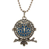 Aromatherapy Necklace Diffuser Pendant Vintage Open Lockets Perfume Aroma Diffuser Essential Oils Diffuser Pendant Necklace