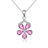 New Arrival 925 Sterling Silver Necklace With Austrian Crystal Star Pendent Collarbone Necklace Chain For Women & Girl Jewelry