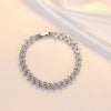 New Arrival Genuine 925 Sterling Silver Bracelet& Bangles For women Luxury Jewelry shiny romantic Gifts Party Wholesale