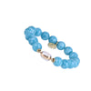 New Arrival Handmade Beaded Woman Larimar Stone Jewelry Bracelet 10MM Round Larimar Bracelet for Man Blue Crystal Bracelets