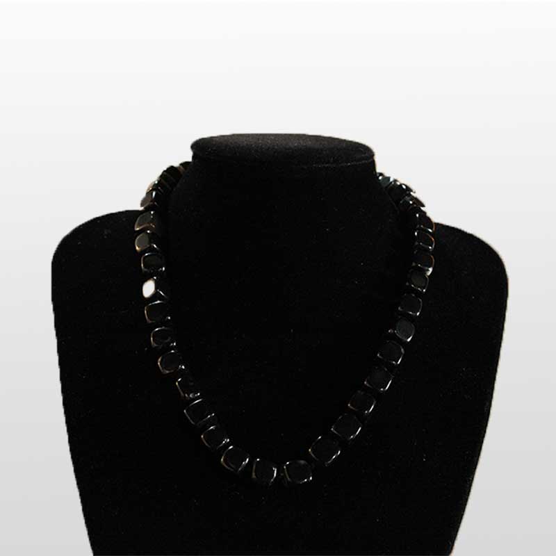 Multi-color Affirmative Square Natural Semi-precious Stones Crystal Ladies Necklace Exquisite Small Gifts