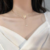 Women Chokers Necklaces Trendy O-chain Metal Geometric All Compatible Party Necklace Female Jewelry
