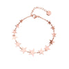 s Stainless Steel Bracelet For Women Rose Gold Silvery Love Heart Stars Lover's Engagement Jewelry Valentine's Gift