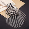 New Arrivals Tassels Chains Epaulet Gold Color Punk Style Shoulder Strap Women And Men Alloy Rivet Epaulette Jewelry Accessories