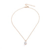 Arrived Gold Color Small Crystal Pendants Necklaces for Women Valentine's Day Jewelry Femme Bijoux Colliers Handmade