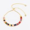 Arrived Gold Filled Choker Necklace Rainbow CZ Wide Tennis Chain Colorful Cubic Zircon Charm collar jewellery bijoux femme