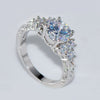 Austrian Rhinestone Prong Set Ring Women's Ring Crystal Inlaid Engagement Ring Accessories Party Jewelry Size 6 ~ 10