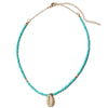 Bead Choker Necklace For Women Bohemian Shell Cowrie Pendant Necklace Female Beach Jewelry 2021 Summer