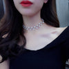 Beads Women's Neck Chain Kpop Pearl Choker Necklace Gold Color Goth Chocker Jewelry On The Neck Pendant 2021 Collar for Girl