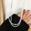 Beautiful Pearls Choker Double Layers Vogue Necklaces