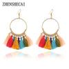 New Bohemia Long Tassel Earrings for Women Exaggerated boho Vintage Drop Earrings Statement Jewelry 2020 e0101