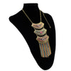 Bohemian Alloy Colorful Retro Necklace Personality Exaggerated Wild.
