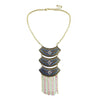 Bohemian Alloy Colorful Retro Necklace Personality Exaggerated Wild.