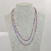 Bohemian Colorful Beads Necklace For Dress Tassel Boho Beaded Chain Long Necklace For Women Promotion Bohemian Jewelry