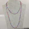 Bohemian Colorful Beads Necklace For Dress Tassel Boho Beaded Chain Long Necklace For Women Promotion Bohemian Jewelry