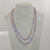 Bohemian Colorful Beads Necklace For Dress Tassel Boho Beaded Chain Long Necklace For Women Promotion Bohemian Jewelry
