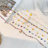 Bohemian Smiley Beads Short Collar Necklace Handmade Diy Colorful Choker For Women Statement Boho Jewelry