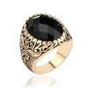 New Brand Fashion domineering Rings Clear Gold Color Silver Color Rings men Fashion Jewelry Wholesale Ring