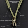 Brave Outdoor Survival Necklace Men's Spartan Helmet Umbrella Rope Necklace Pulseira Masculina Skull Nylon Necklace Collar