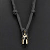 Brave Outdoor Survival Necklace Men's Spartan Helmet Umbrella Rope Necklace Pulseira Masculina Skull Nylon Necklace Collar