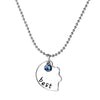Broken Heart Blue/sky blue/Red Rhinestones Pendant Necklace Friends Forever 3 pcs Splicing Necklace Friendship Gifts