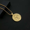 Catholic Saint Benedict Medallion Pendant Necklace Gold Silver Color Stainless Steel San Benito Collares For Men Jewelry